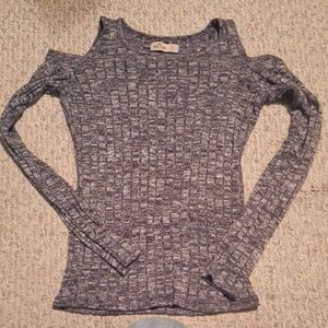 Hollister Charcoal Knit Sweater